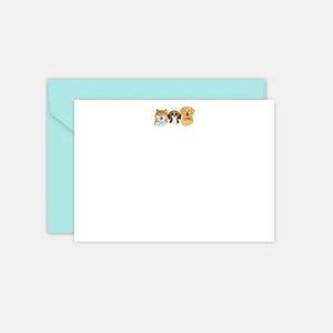 Set de Cartes et Enveloppes - les Chiens