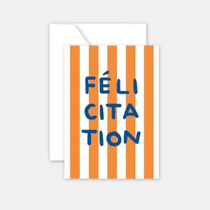 Carte pour dire un mot - Félicitation