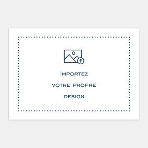 148 x 210 mm große Querformatkarte zum Personalisieren