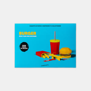 Maquette 3D en papier - Burger