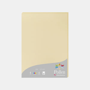 A4-Pergamentblatt, 210 g, hellbrauner Pollen
