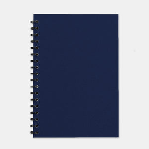 Marine recycled notebook 180x250 plain pages