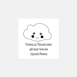 Tampon personnalisé Nuage
