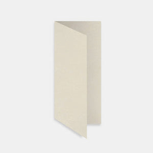 Lange vorgefaltete Karte 210x210 Metallic-Quarz