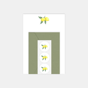 Briefpapierset - Zitronen