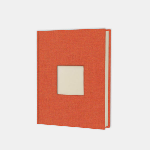 Photo album 30x24 terracotta canvas