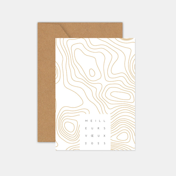 Greeting card 4 navy blue