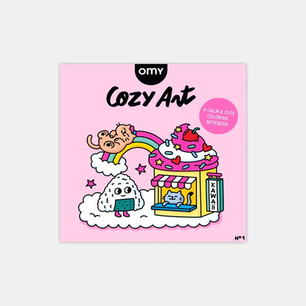Cahier de coloriage - Cozy Art Kawaii