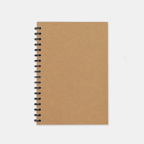 Recycled kraft notebook 148x210 lined pages