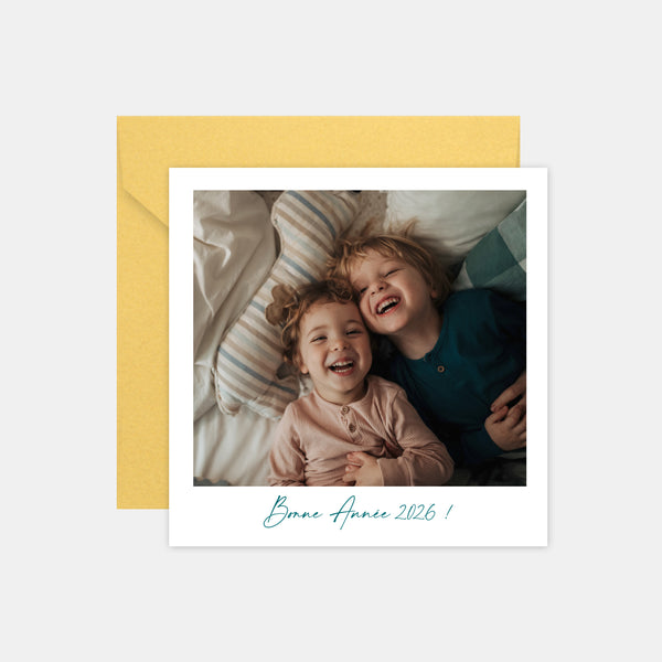Personalized Polaroid Greeting Card