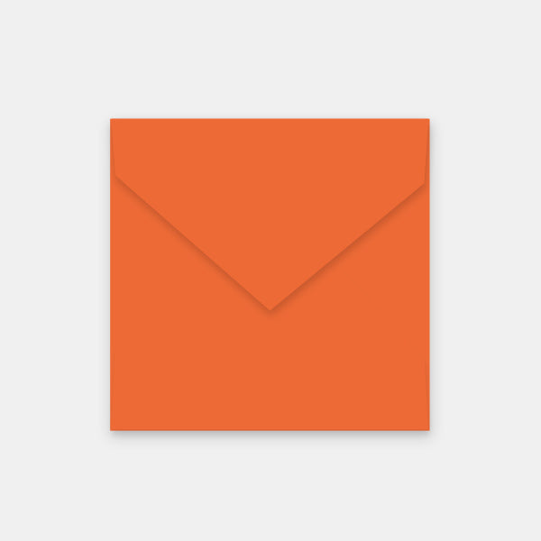 Envelope 155x155 mm orange vellum
