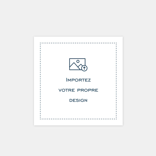 Customizable square card