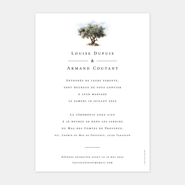 Faire-part de mariage test