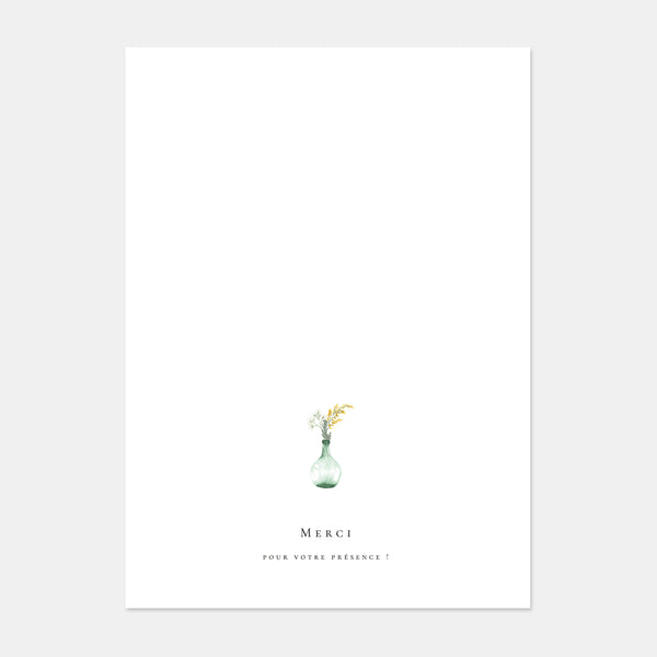 Livret de mariage champêtre chic aquarelle