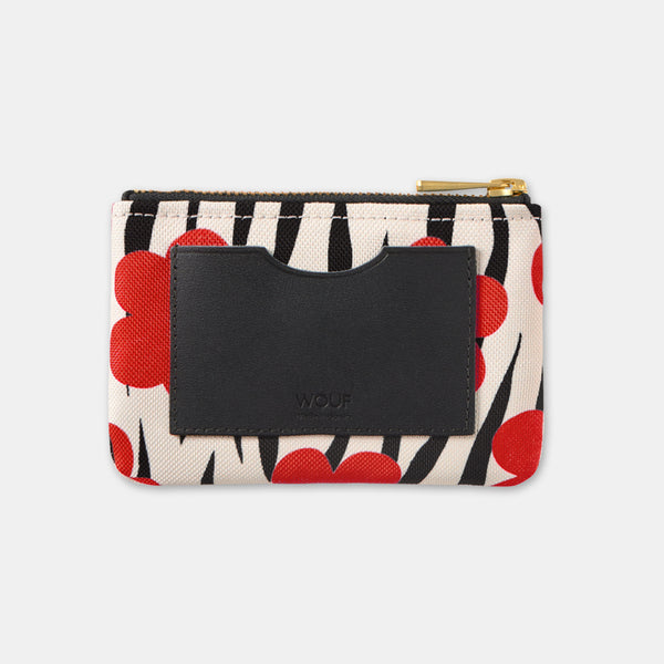 Mini-Clutch mit Leopardenmuster