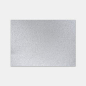 Carte 105x148mm métallisé argent