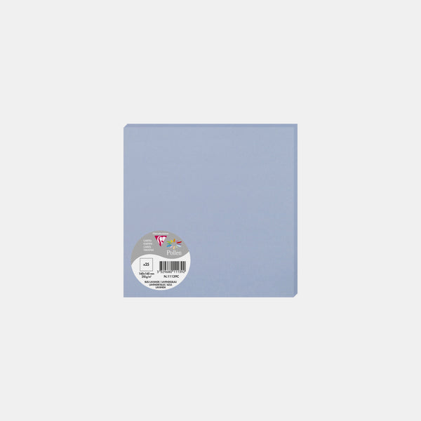 Card 160x160 vellum 210g lavender blue Pollen