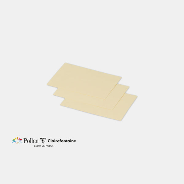 Carte 70x95 velin 210g chamois Pollen