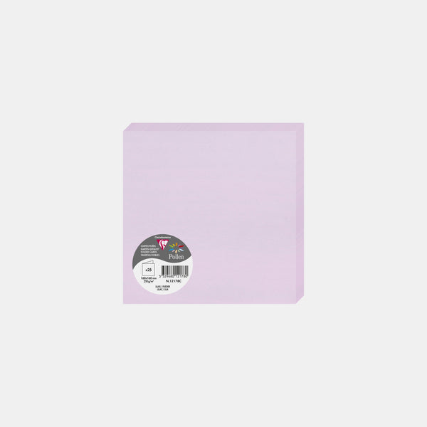 Pre-folded card 160x320 vellum 210g lilac Pollen