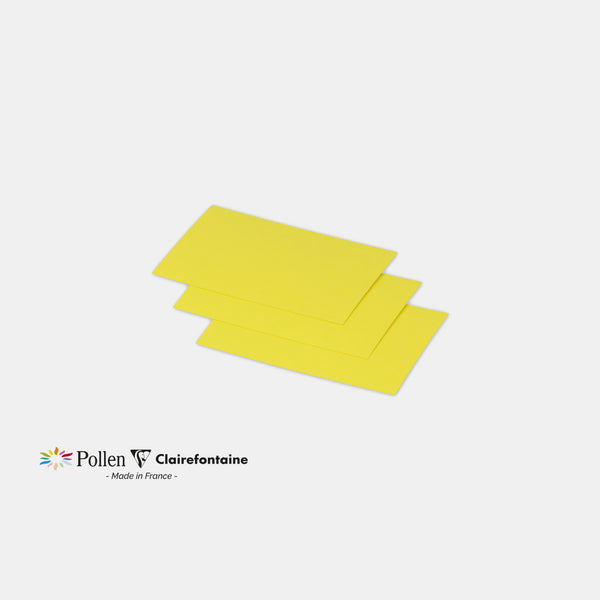 Carte 70x95 velin 210g jaune soleil Pollen