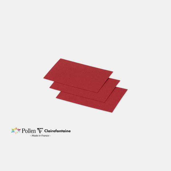 Card 70x95 vellum 210g red currant Pollen