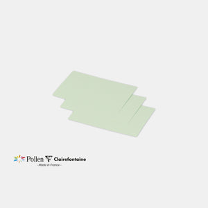 Carte 70x95 velin 210g vert Pollen