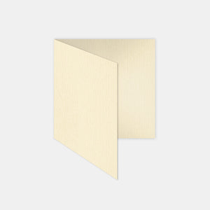 Carte pré-pliée 130x260mm vergé ivoire