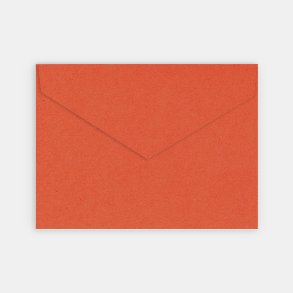Umschlag 140x190 mm Kraft Terrakotta