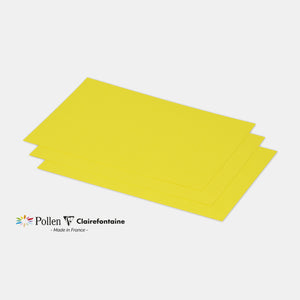 Karte 158x222 Pergament 210g sonnengelber Pollen