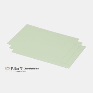 Carte 158x222 velin 210g vert Pollen