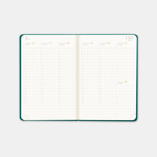 Rhodia Agenda 2024 a6 peacock