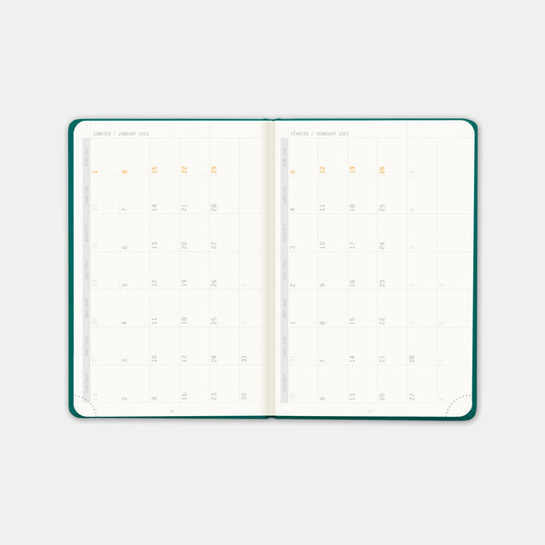 Rhodia Agenda 2024 a6 peacock