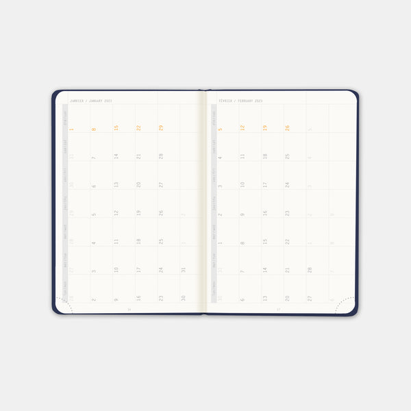 Rhodia 2024 a6 midnight blue diary