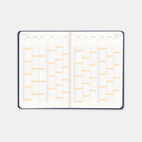Rhodia 2024 a6 midnight blue diary
