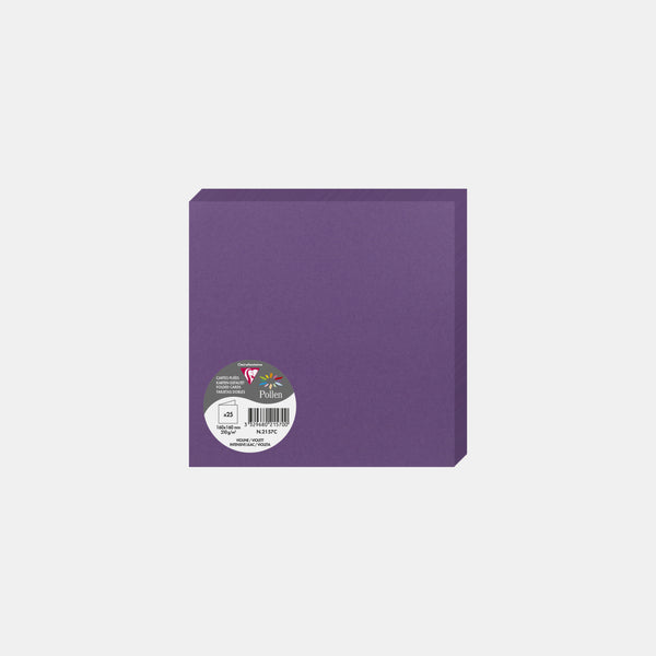 Pre-folded card 160x320 vellum 210g purple Pollen