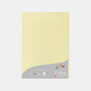 A4-Pergamentblatt, 210 g, kanariengelber Pollen