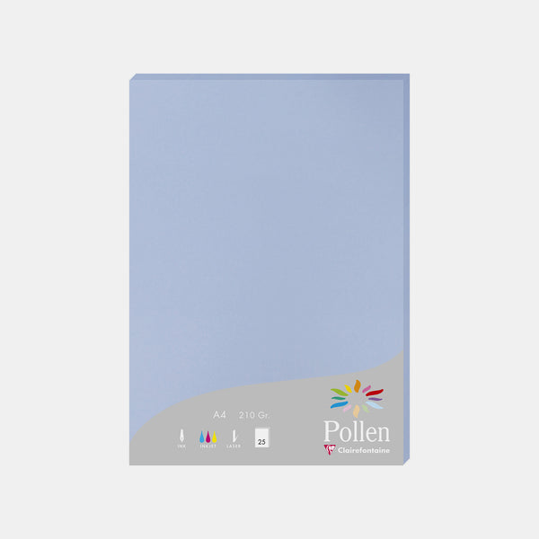 A4-Pergamentblatt, 210 g, lavendelblauer Pollen