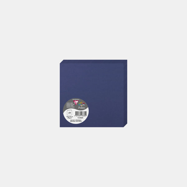 Pre-folded card 135x270 vellum 210g midnight blue Pollen