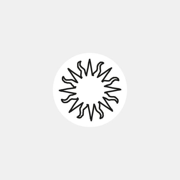 Pastille symbole soleil