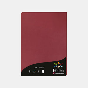 A4-Pergamentblatt, 120 g, burgunderfarbener Pollen
