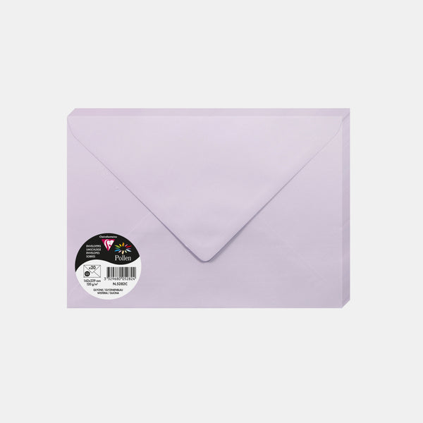 Enveloppe 162x229 velin 120g glycine Pollen