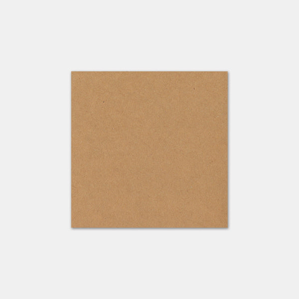 Card 90x90mm kraft material