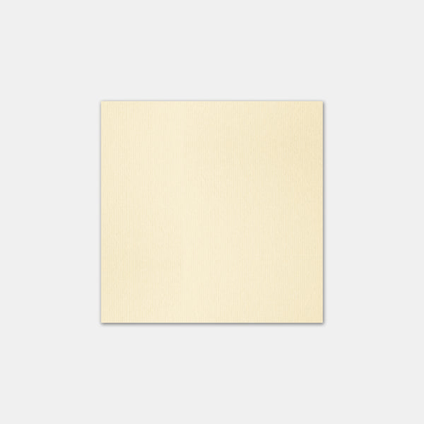 Carte 90x90mm vergé ivoire