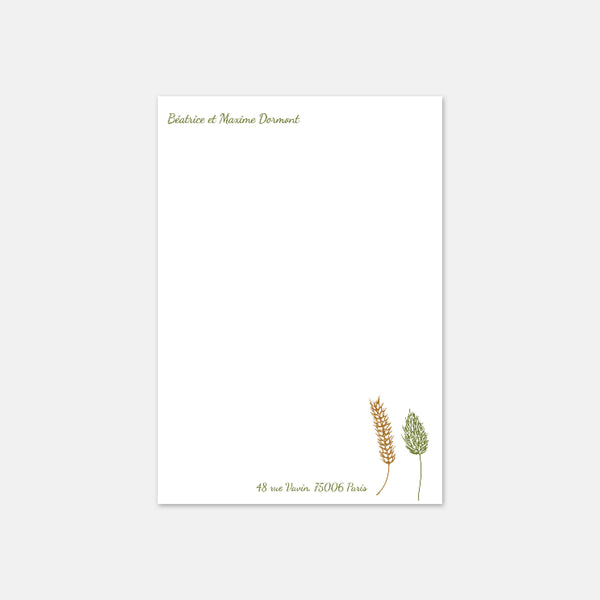 Writing paper - A5 Dried Flowers