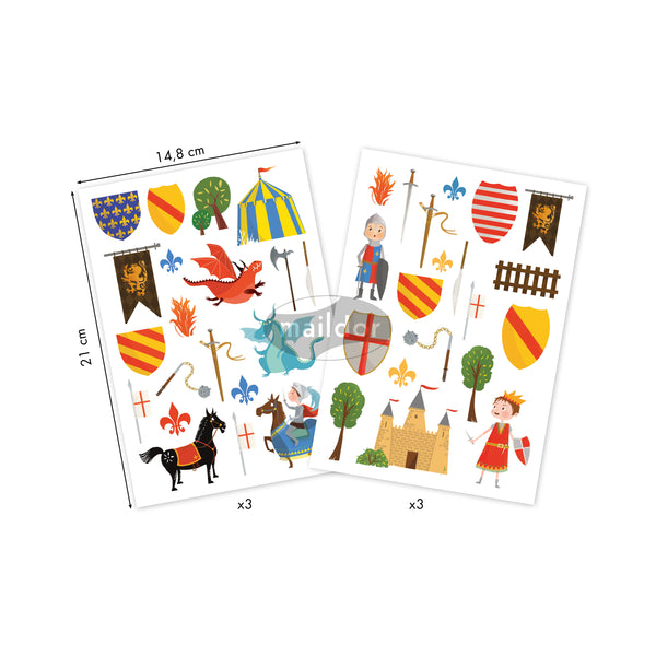 Children Knight Stickers