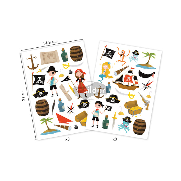 Gommettes Enfants Pirates