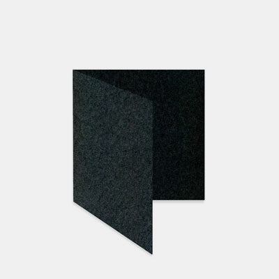 Vorgefaltete Karte 160X320 Metallic-Anthrazit