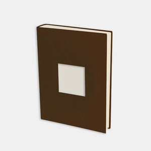 Photo album 30x24 chocolate canvas, cream interior