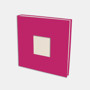 Photo album 30x30 fuchsia canvas