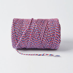 Bakers Twine Tricolor Union Jack – 20-Meter-Spule